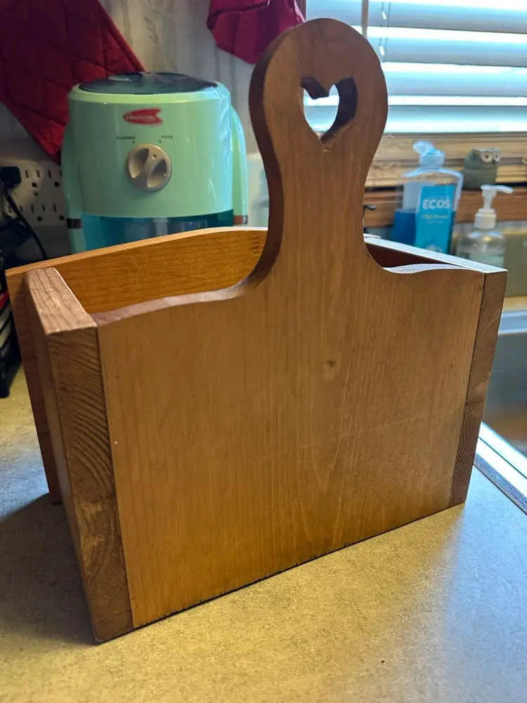 Wooden Christmas Card Holder