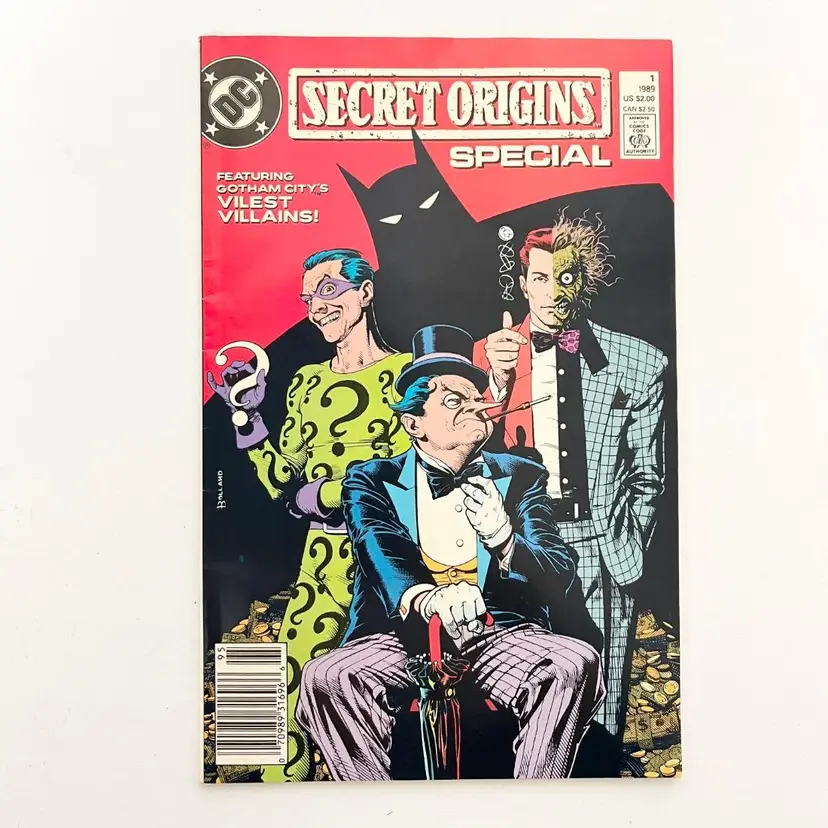 Secret Origins Special 1 Comic Book Batman Gotham City Villains Vintage 1980s