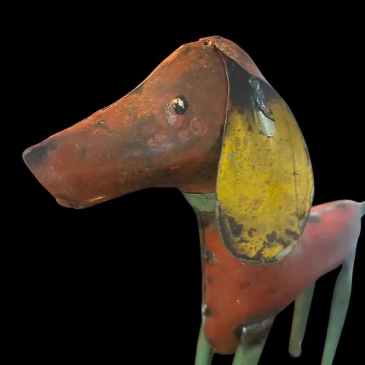Dog Sculpture - Recycles Metals