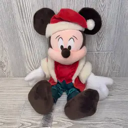 Disney Mickey Mouse Christmas Plush 16”