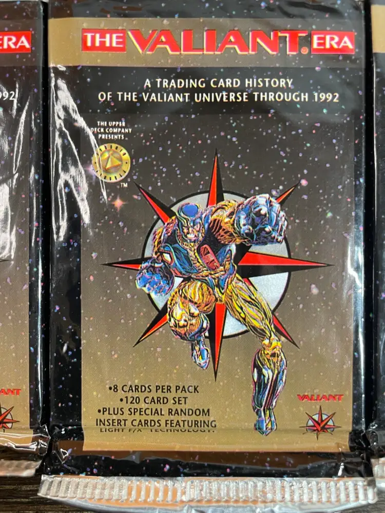 The Valiant Era Trading Cards, Upper Deck 1993 (Lot Of 25 New/sealed Packs)