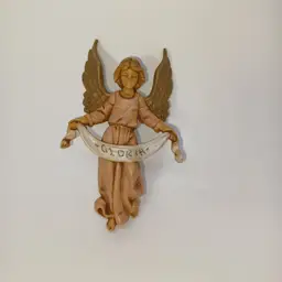 VINTAGE 5" Fontanini Gloria Angel Depose  Nativity figure Italy signed