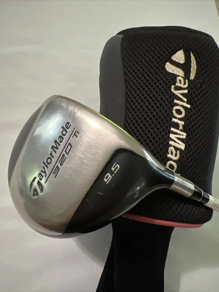 TaylorMade 320 Ti Driver 9.5 Degree Stiff Flex S90 Lite Graphite Shaft RH Cover
