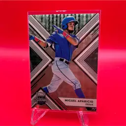 Miguel Aparicio 2018 Panini Extra Edition Gold 1/1 Texas Rangers