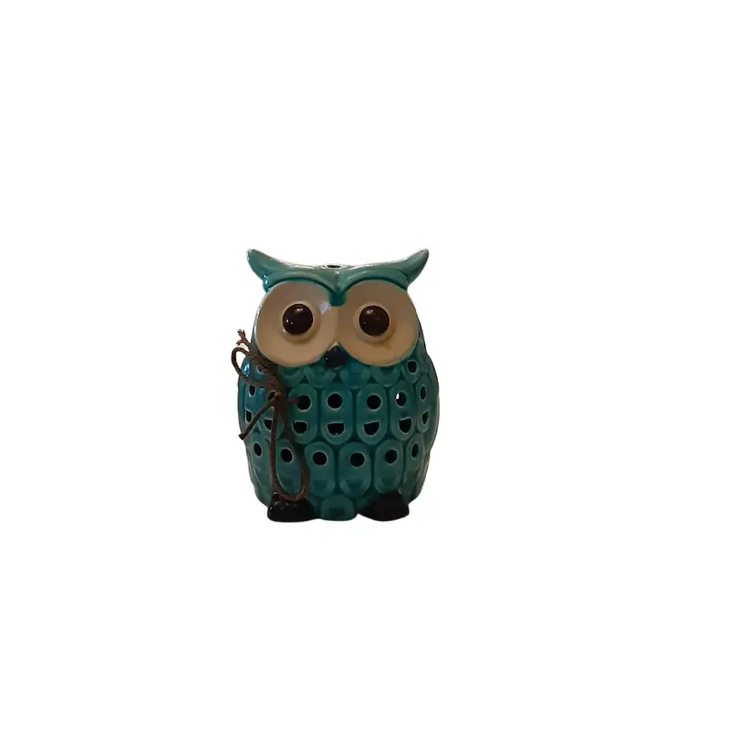 Teal Owl Sachet/Votive Holder