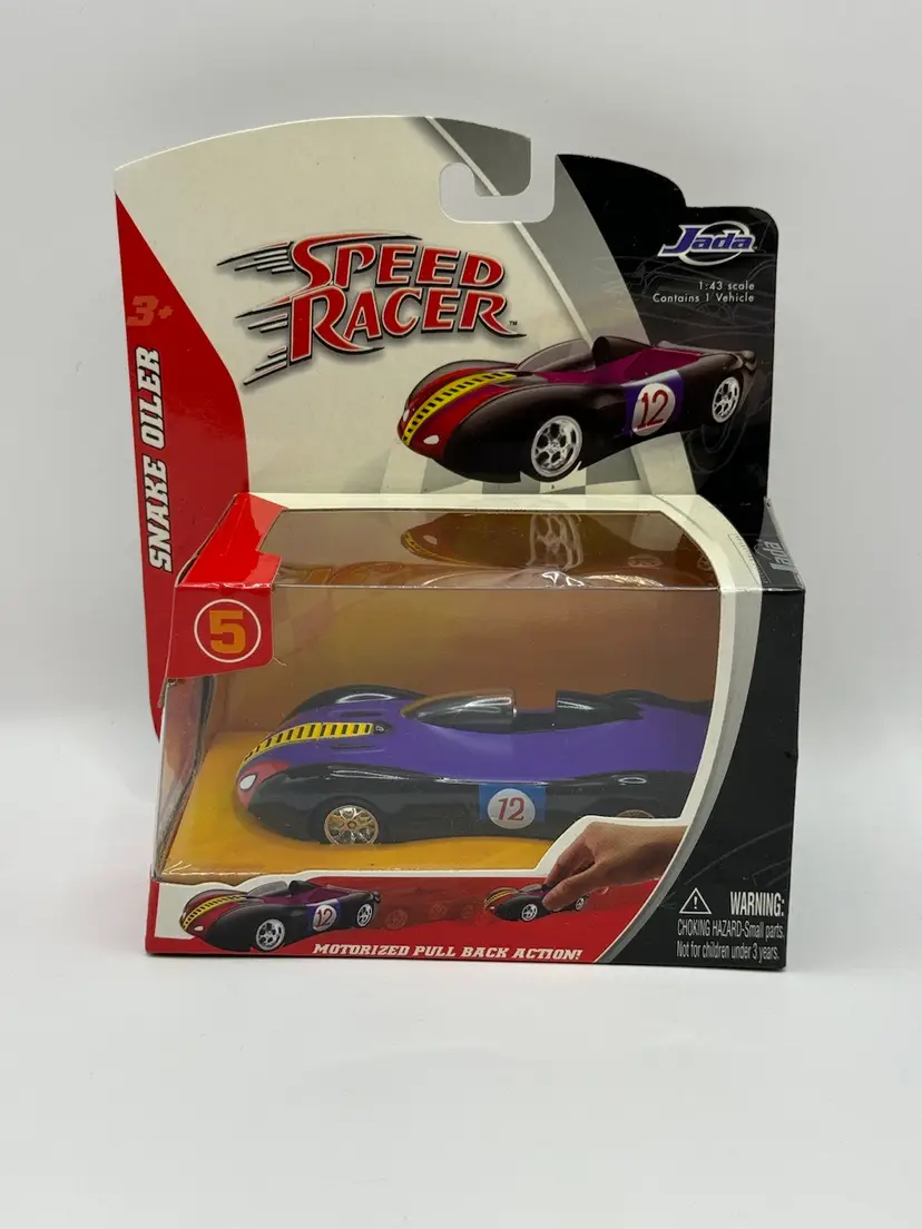 Speed Racer Snake Oiler 1:43 Scale Diecast Motorized Pull Back Action Jada 2007