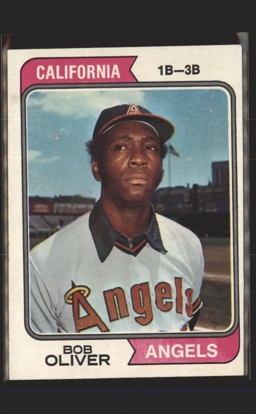 1974 Topps #243 Bob Oliver - (pk5) - California Angels