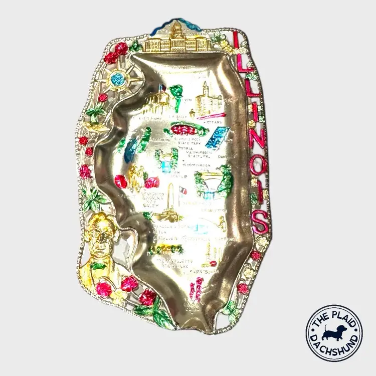 Vintage 60’s Illinois Trinket Dish