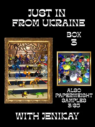 Just In From Ukraine Handblown Figurines With Jenikay