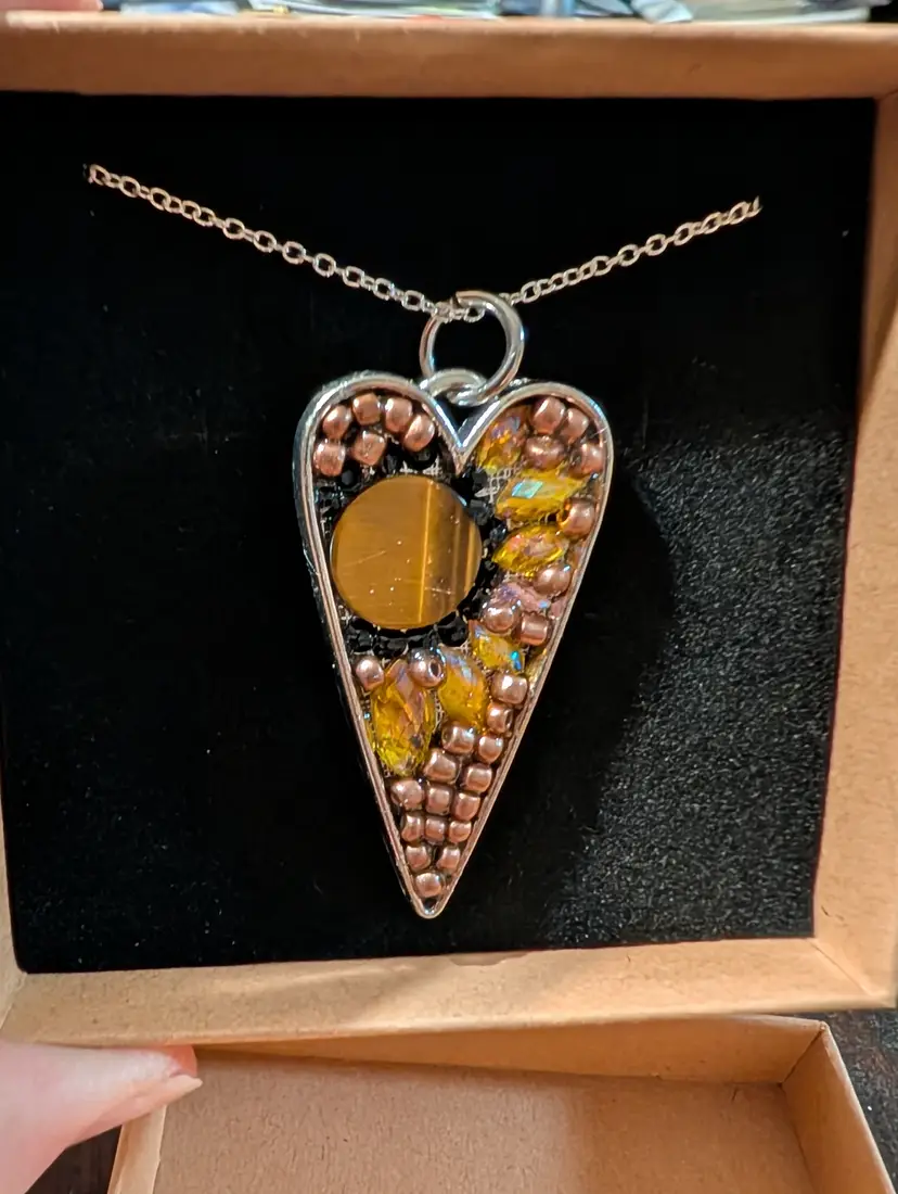 #02 Mosaic Heart Necklace