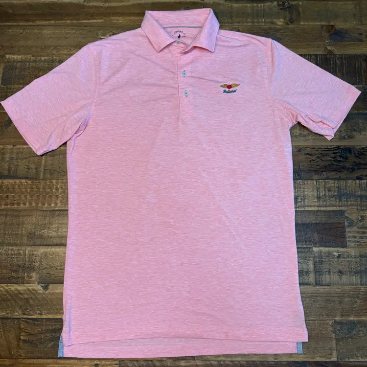 Johnnie-O Baltusrol Top Shelf Performance Polo Shirt Mens Sz M ⛳️