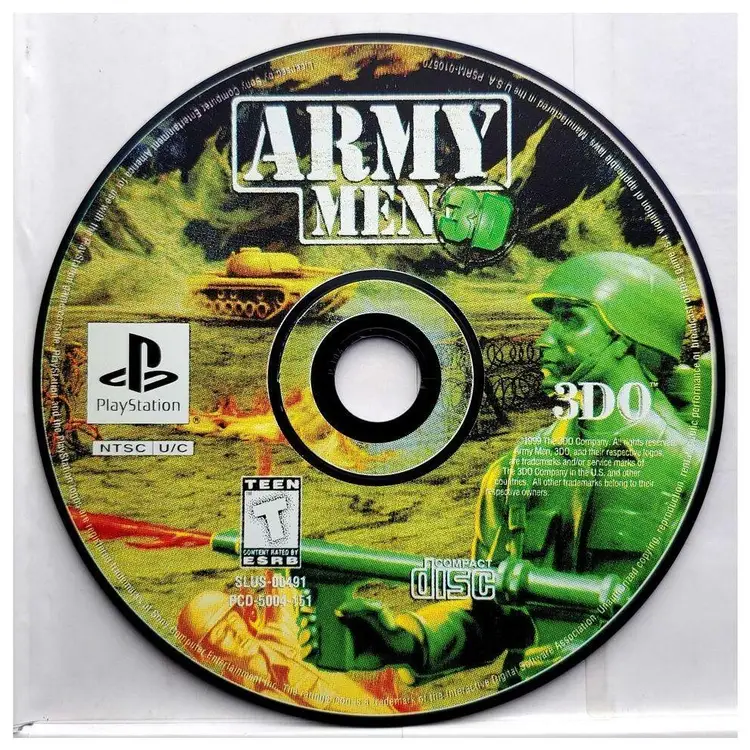 Army Men 3D - Sony Playstation PS1 PSOne PSX DISC ONLY