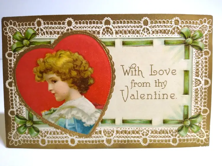 Valentine Postcard Ellen Clapsaddle Victorian Child Series 841 International Art