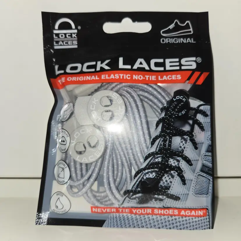 Original Lock Laces NIB Cool Gray