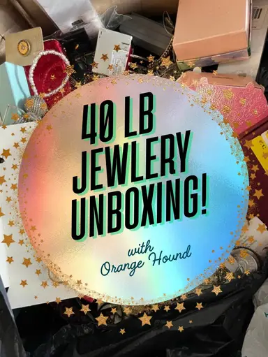 🍊🤩40lb Jewelry Unboxing (Wear & Craft)🤩🍊