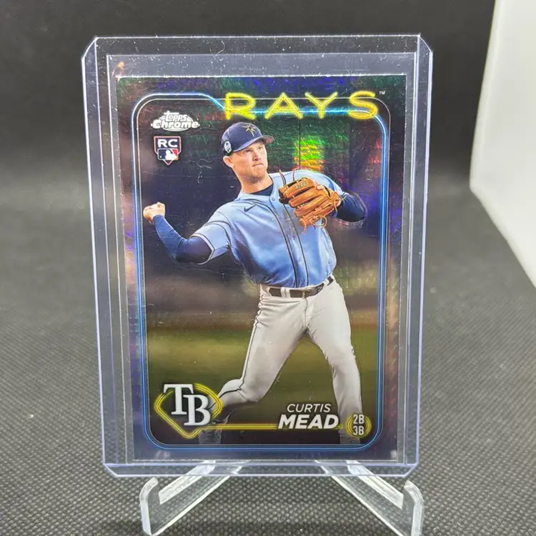 2024 Topps Chrome Prism Refractor Curtis Mead RC