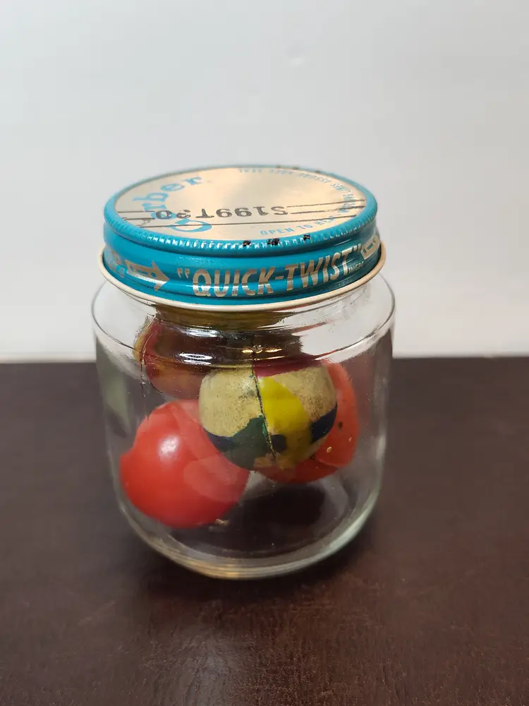 Jar Of Vintage Bouncy Balls