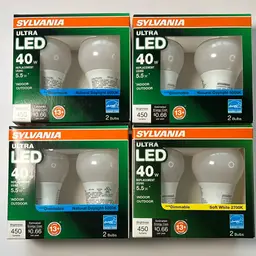 40 Watt Light Bulbs - Four 2 Packs