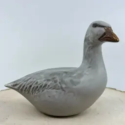 Anderson Design Vintage Studio Art Pottery Goose Figurine 6”