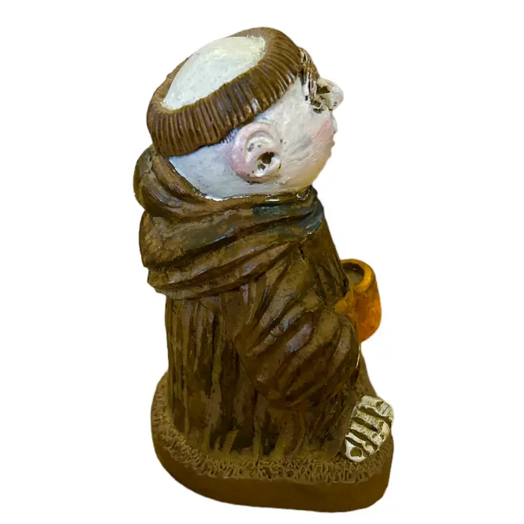 Resin Monk Figurine