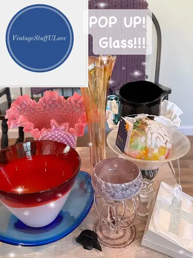 POP Up! GLASS!!! Art Glass! 🛍️