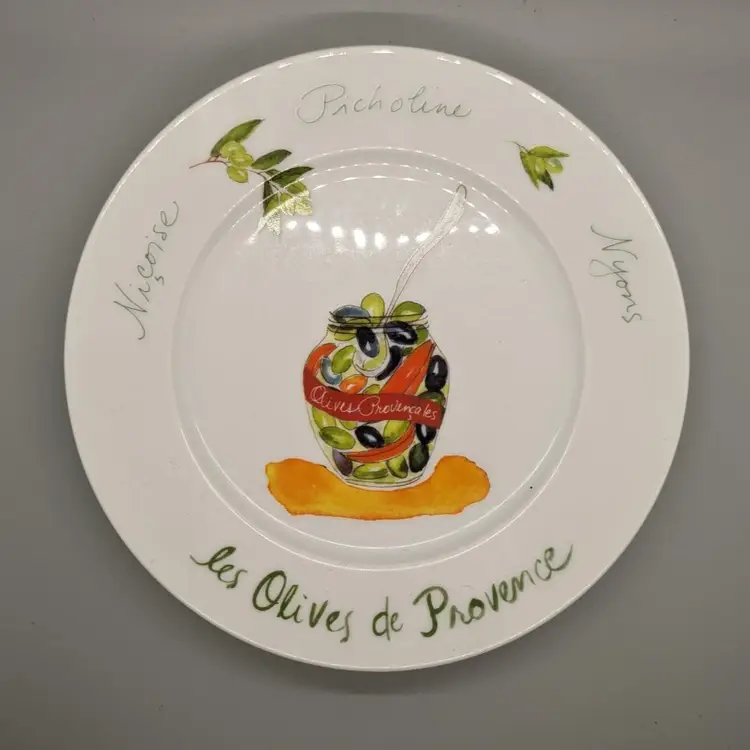 Plates Herb And Oil Set Of 6 By Crate & Barrel