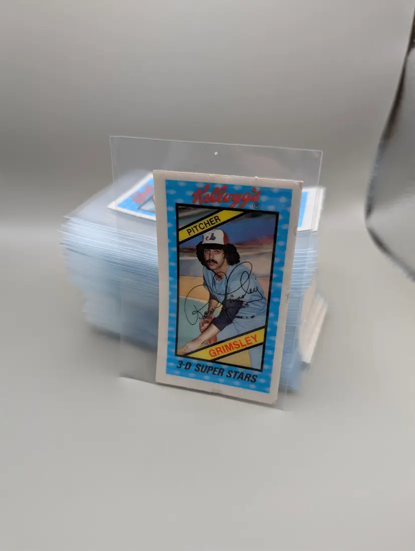 Complete 60 Card Set 1980 Kellogg's 3-D Super Stars - (pk1) - Montreal Expos