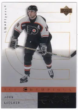 2000-01 Upper Deck Ice Champions #IC5 John LeClair Philadelphia Flyers Hockey Card