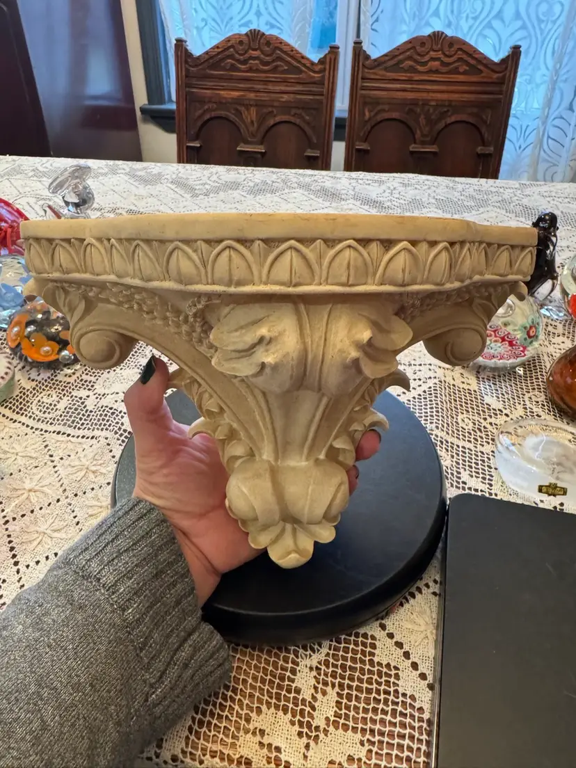 Vintage Resin Wall Shelves Set Of 2