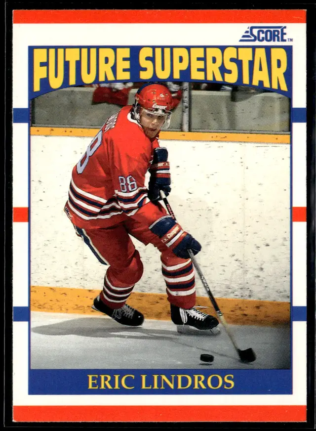 #109 Eric Lindros 1990-91 Score #440 Rookie *LIVE AUCTION*