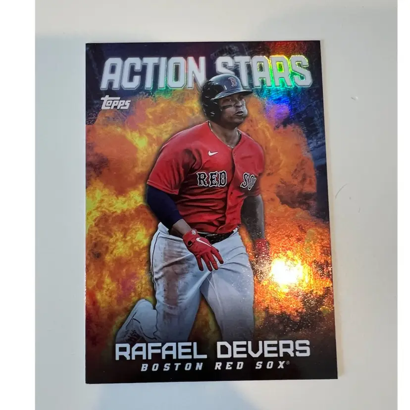 Rafael Devers 2023 Topps Action Stars Boston Red Sox