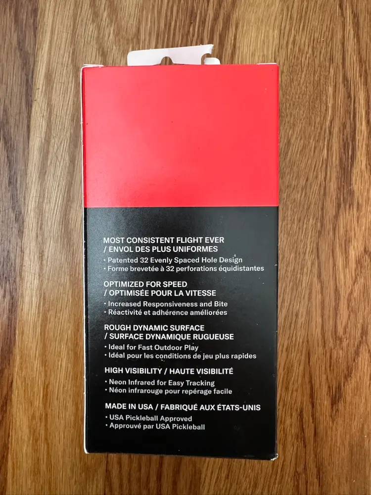 Wilson Tru 32 Pickleballs 2 Pack Red Balls