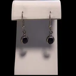 Sterling & Onyx Earrings