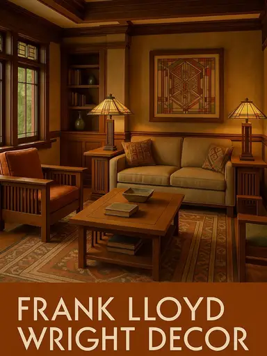Inspired by Frank Lloyd Wright/MCM Décor Vintage Items