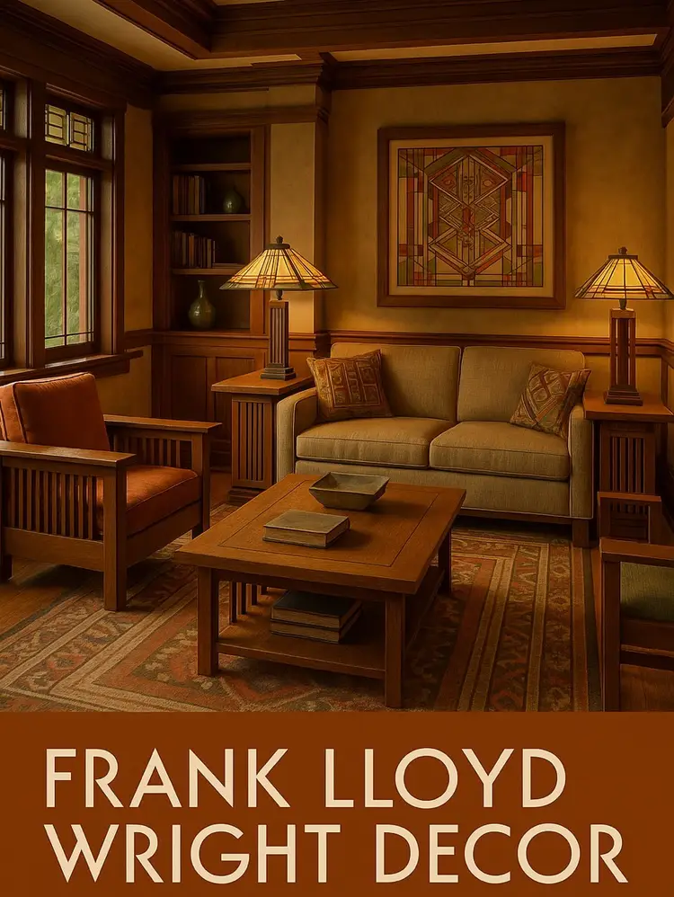 Inspired by Frank Lloyd Wright/MCM Décor Vintage Items