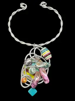 21. Designer Jeff Lieb Signed High Fashion Wearable Art Piece