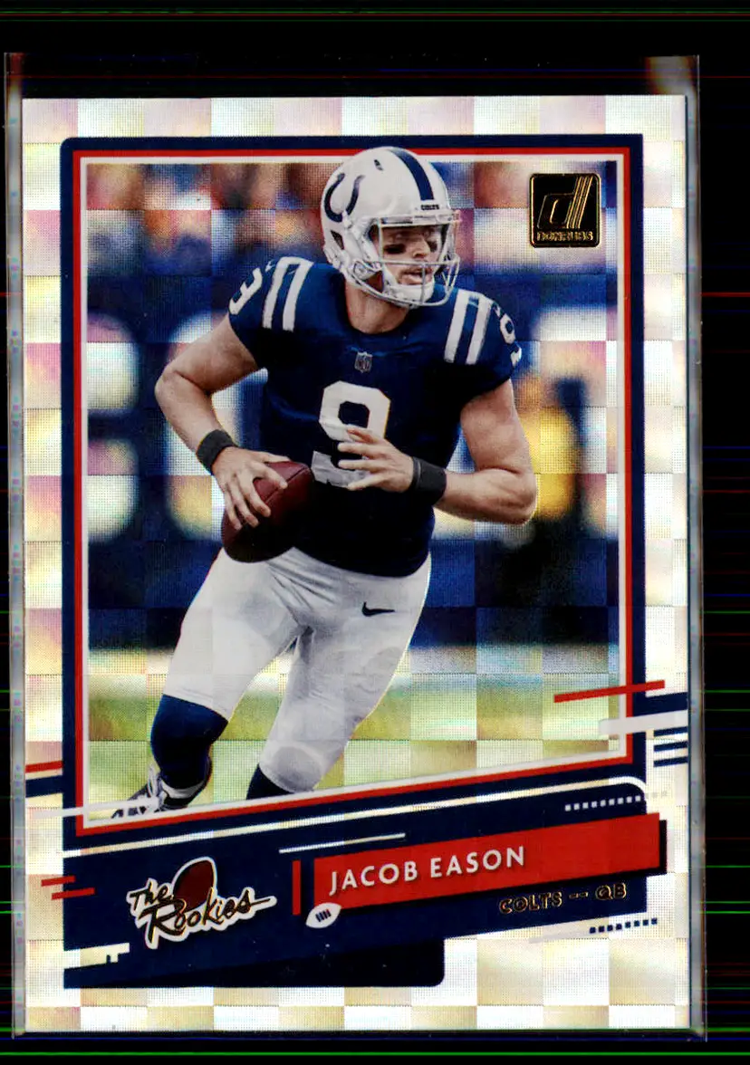 Jacob Eason 2020 Donruss Checkerboard The Rookies #TR-JE - Indianapolis Colts - (147-338)