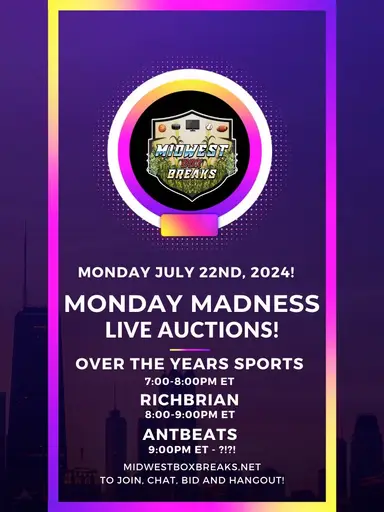 MONDAY MADNESS AUCTION DEBUT
