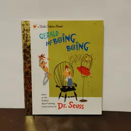 Gerald McBoing Boing. Little Golden Book. Dr Seuss. Name in front cover.