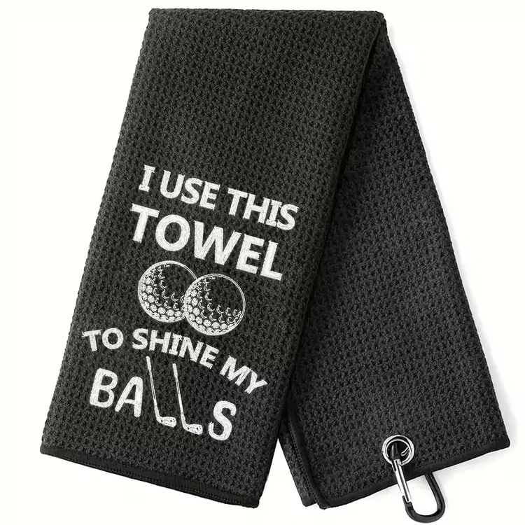 Premium Golf Towel w/ Clip - FREE SHIPPING