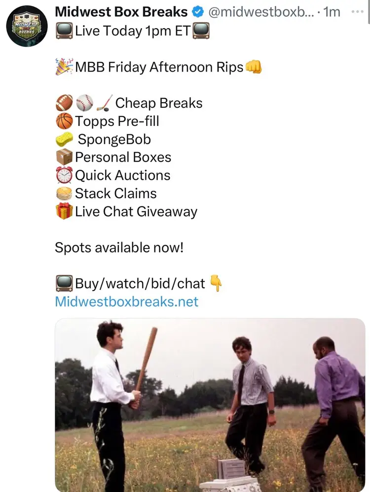 MBB Friday Afternoon Breaks