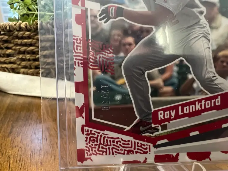 2023 Donruss Ray Lankford America Border 12/50.