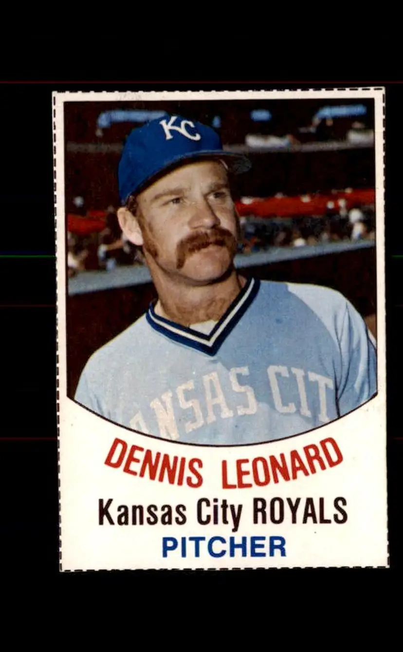 1977 Hostess #72 Dennis Leonard - (pk1) - Kansas City Royals