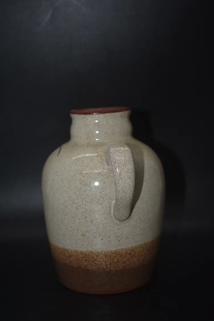 A Small Red Ware Ceramic Pottery Terracotta Studio Jug