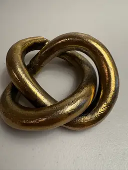 INFINITY KNOT, Metal Sculpture/Paper Weight