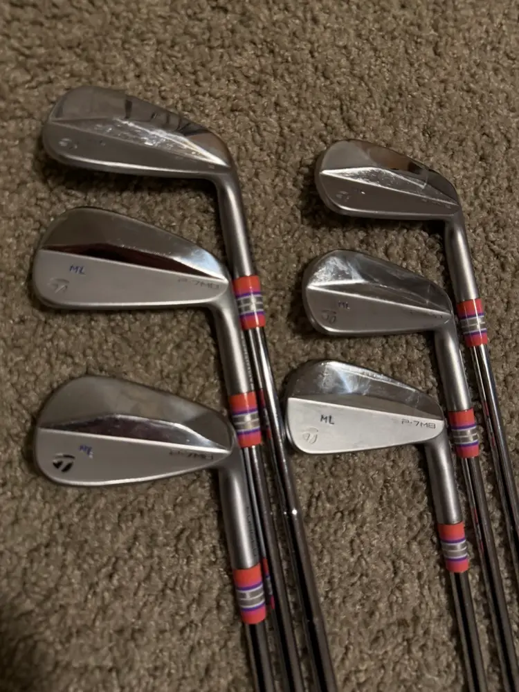 TaylorMade P7MB Irons 4-9 Iron | Dynamic Gold 115 X100 | MCC Align Grips