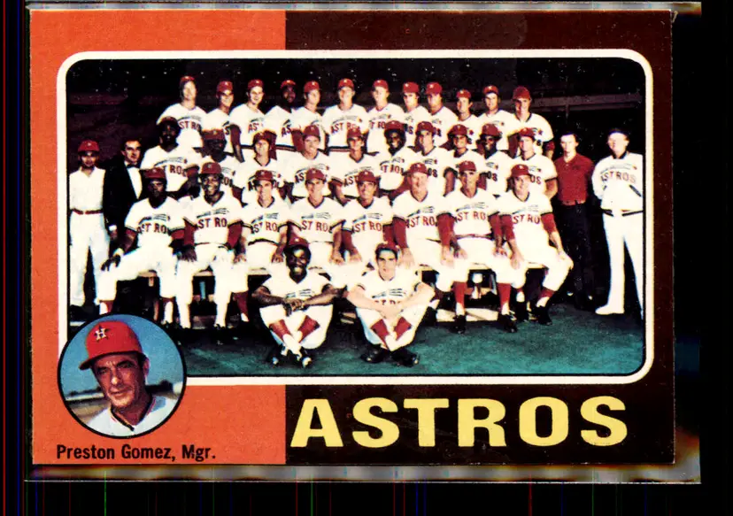 Preston Gomez Houston Astros 1975 Topps #487 - Houston Astros - (pk1-26)