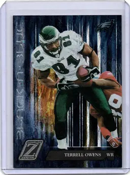 2025 Donruss Zenith #BB-23 Terrell Owens Black-N-Blue