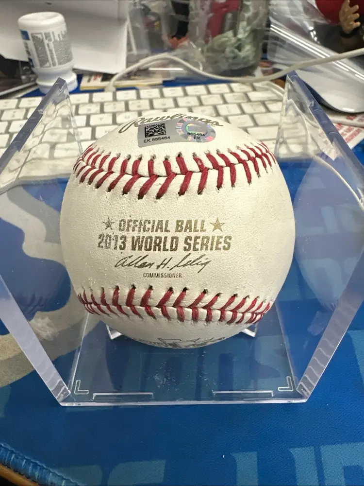 Koji Uehara Autographed 2013 World Series Baseball — MLB Authentic