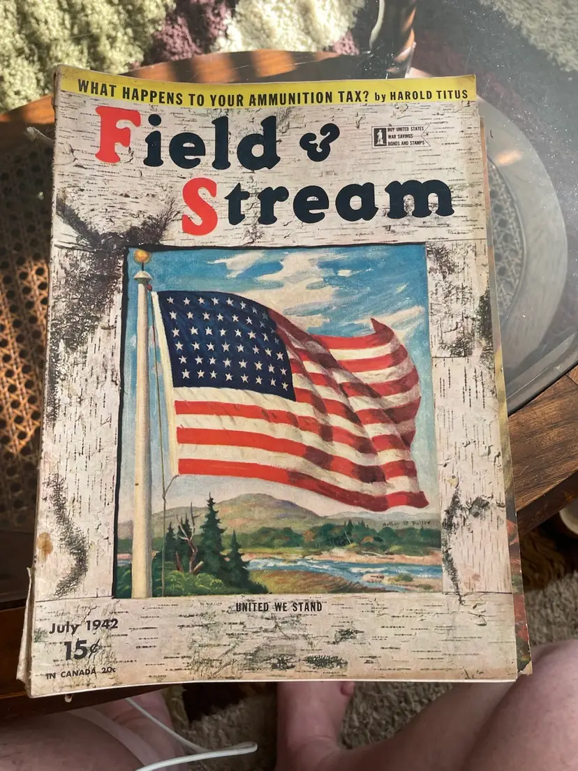 July 1942 Field And Stream Magazine